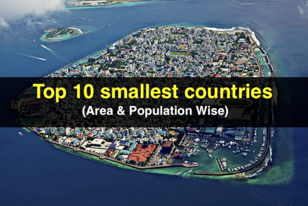 Top 10  Smallest Countries (by Area Population)